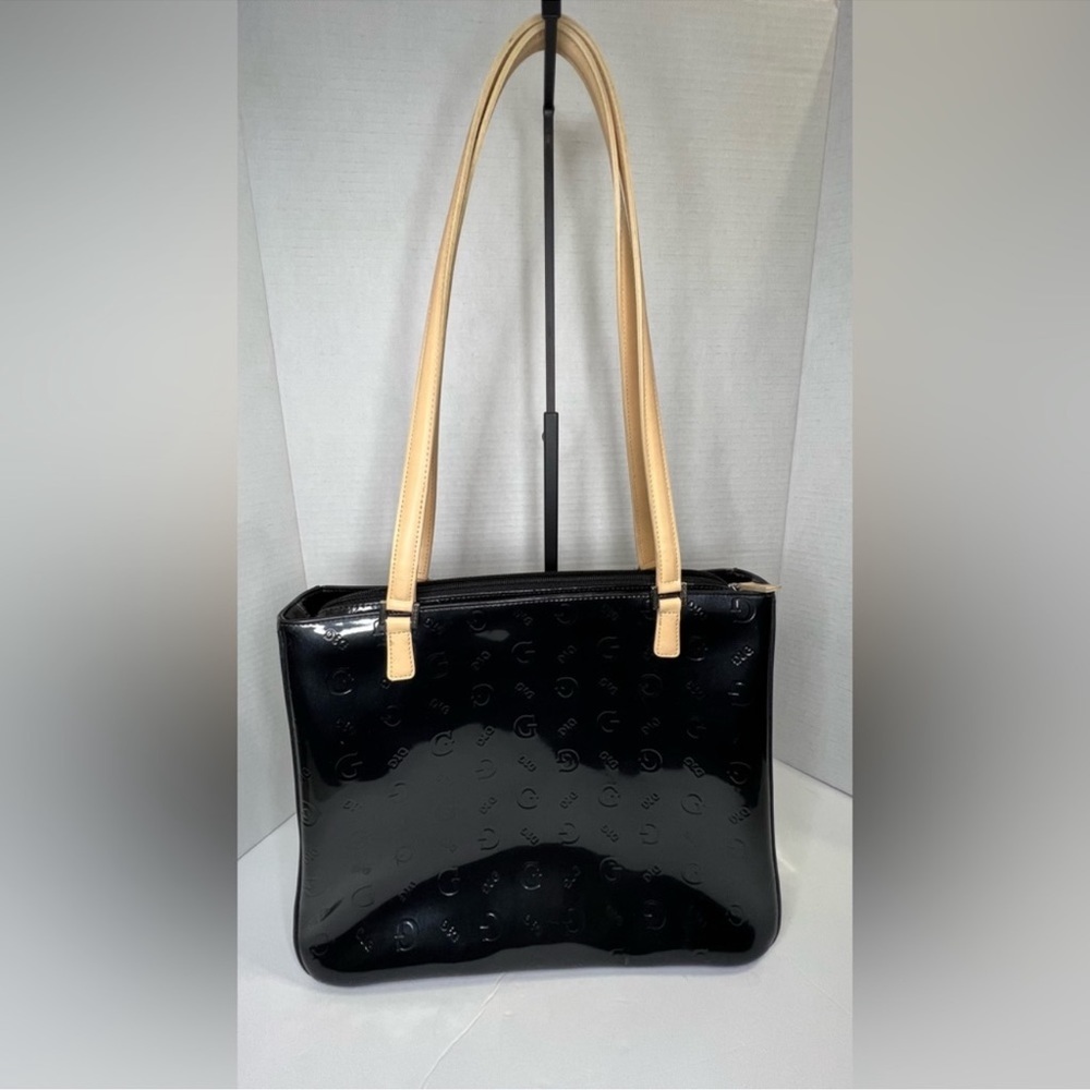 Guess Black and Tan Shoulder Bag